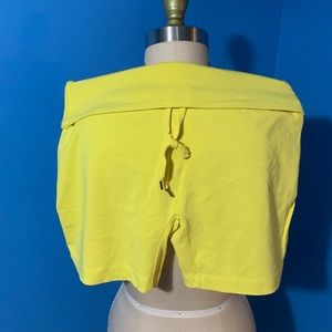 J.  Crew yoga shorts.